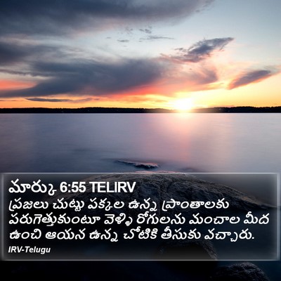 మార్కు 6:55 TELIRV Bible Verse Image