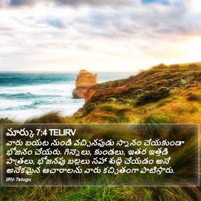 మార్కు 7:4 TELIRV Bible Verse Image