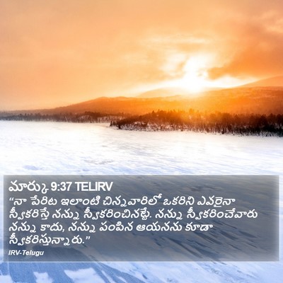 మార్కు 9:37 TELIRV Bible Verse Image
