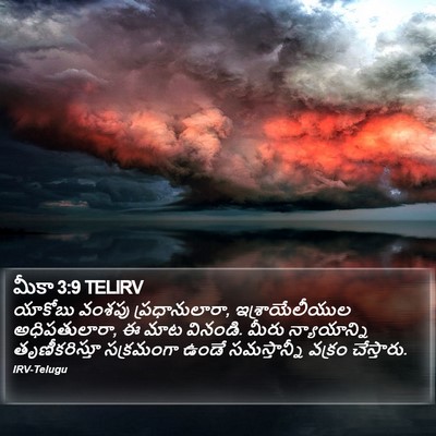 మీకా 3:9 TELIRV Bible Verse Image