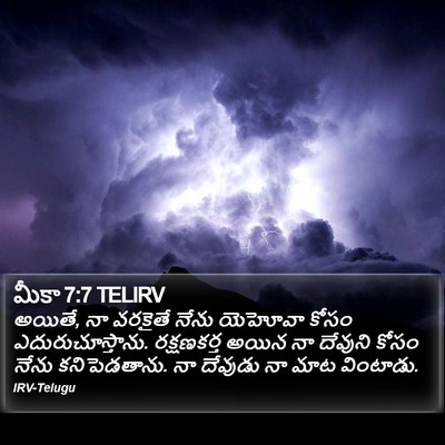మీకా 7:7 TELIRV Bible Verse Image