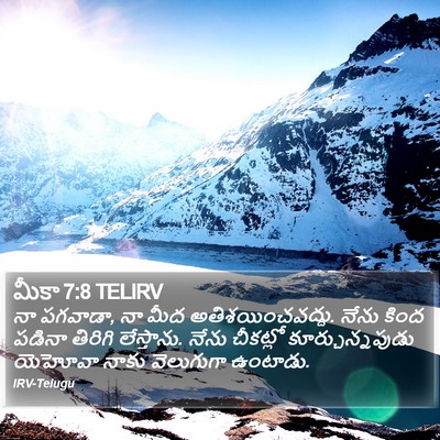 మీకా 7:8 TELIRV Bible Verse Image