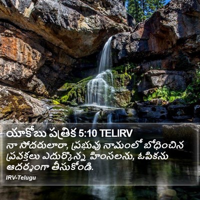 యాకోబు పత్రిక 5:10 TELIRV Bible Verse Image