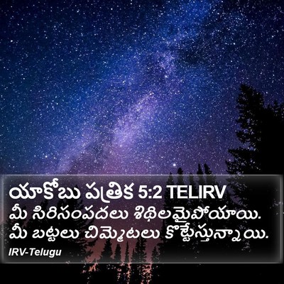 యాకోబు పత్రిక 5:2 TELIRV Bible Verse Image