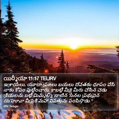 యిర్మీయా 11:17 TELIRV Bible Verse Image