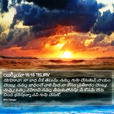 యిర్మీయా 15:15 TELIRV Bible Verse Image