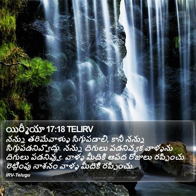 యిర్మీయా 17:18 TELIRV Bible Verse Image