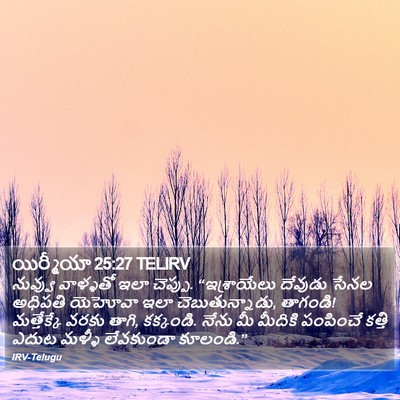 యిర్మీయా 25:27 TELIRV Bible Verse Image
