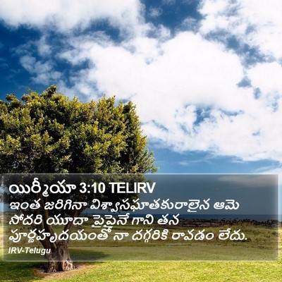 యిర్మీయా 3:10 TELIRV Bible Verse Image
