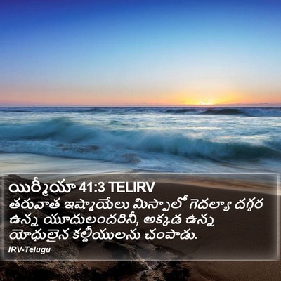 యిర్మీయా 41:3 TELIRV Bible Verse Image