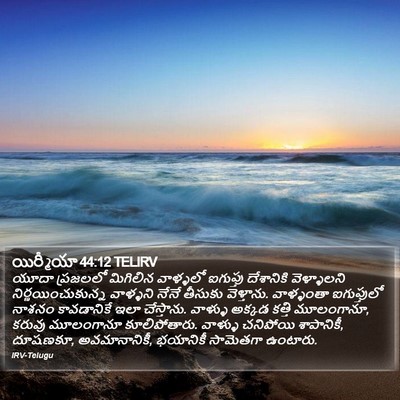 యిర్మీయా 44:12 TELIRV Bible Verse Image
