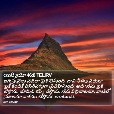 యిర్మీయా 46:8 TELIRV Bible Verse Image
