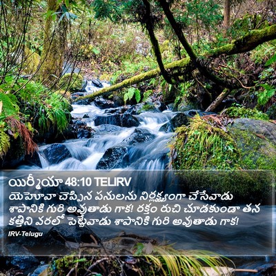 యిర్మీయా 48:10 TELIRV Bible Verse Image