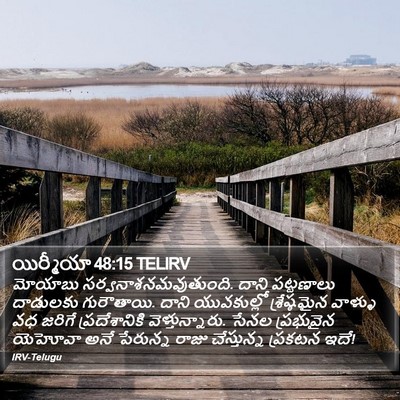 యిర్మీయా 48:15 TELIRV Bible Verse Image