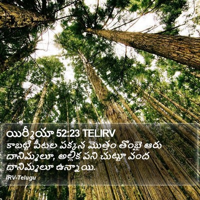 యిర్మీయా 52:23 TELIRV Bible Verse Image