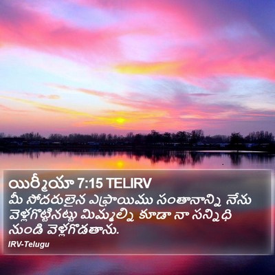 యిర్మీయా 7:15 TELIRV Bible Verse Image