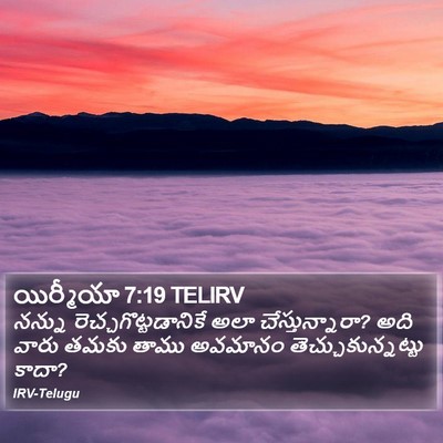 యిర్మీయా 7:19 TELIRV Bible Verse Image