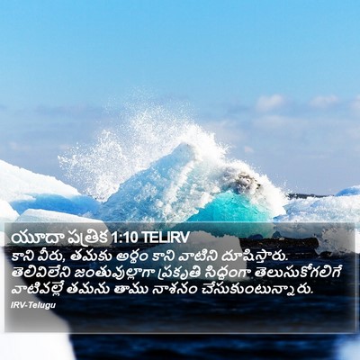 యూదా పత్రిక 1:10 TELIRV Bible Verse Image