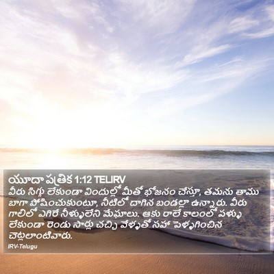 యూదా పత్రిక 1:12 TELIRV Bible Verse Image