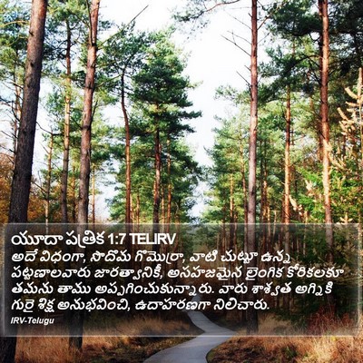 యూదా పత్రిక 1:7 TELIRV Bible Verse Image