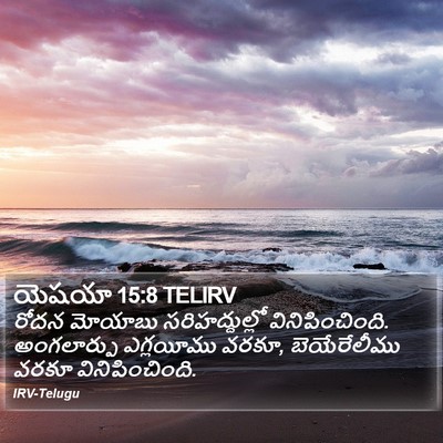 యెషయా 15:8 TELIRV Bible Verse Image