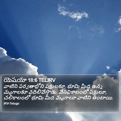 యెషయా 18:6 TELIRV Bible Verse Image