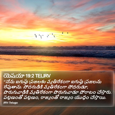 యెషయా 19:2 TELIRV Bible Verse Image