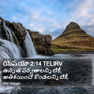 యెషయా 2:14 TELIRV Bible Verse Image