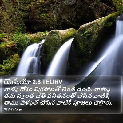 యెషయా 2:8 TELIRV Bible Verse Image