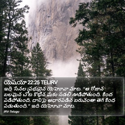 యెషయా 22:25 TELIRV Bible Verse Image