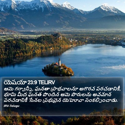 యెషయా 23:9 TELIRV Bible Verse Image