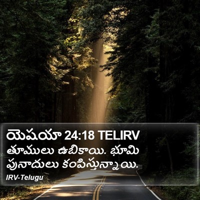 యెషయా 24:18 TELIRV Bible Verse Image