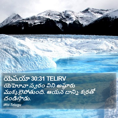 యెషయా 30:31 TELIRV Bible Verse Image