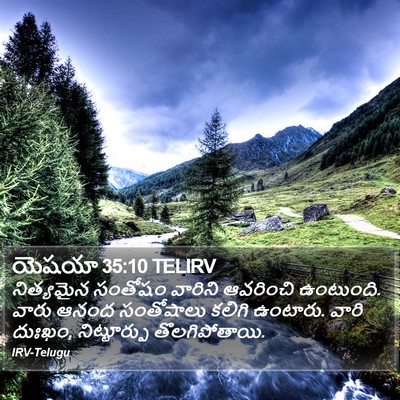 యెషయా 35:10 TELIRV Bible Verse Image