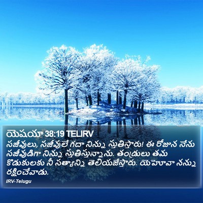 యెషయా 38:19 TELIRV Bible Verse Image