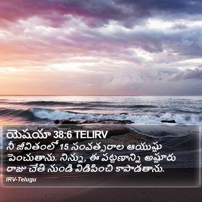యెషయా 38:6 TELIRV Bible Verse Image