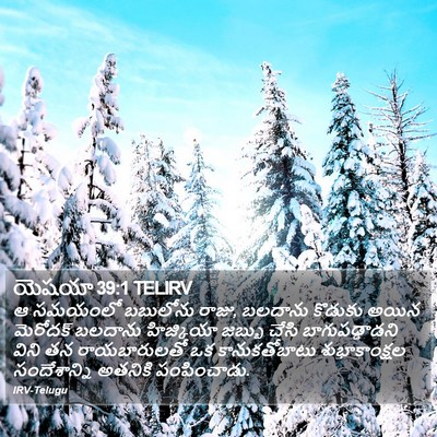యెషయా 39:1 TELIRV Bible Verse Image