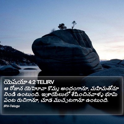 యెషయా 4:2 TELIRV Bible Verse Image