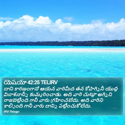 యెషయా 42:25 TELIRV Bible Verse Image
