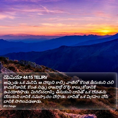 యెషయా 44:15 TELIRV Bible Verse Image