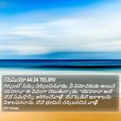 యెషయా 44:24 TELIRV Bible Verse Image