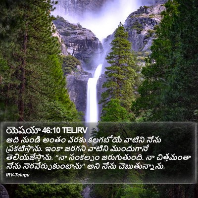 యెషయా 46:10 TELIRV Bible Verse Image