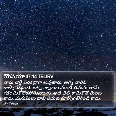 యెషయా 47:14 TELIRV Bible Verse Image