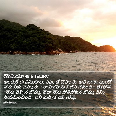 యెషయా 48:5 TELIRV Bible Verse Image