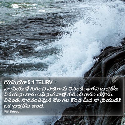 యెషయా 5:1 TELIRV Bible Verse Image