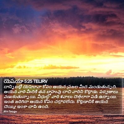 యెషయా 5:25 TELIRV Bible Verse Image