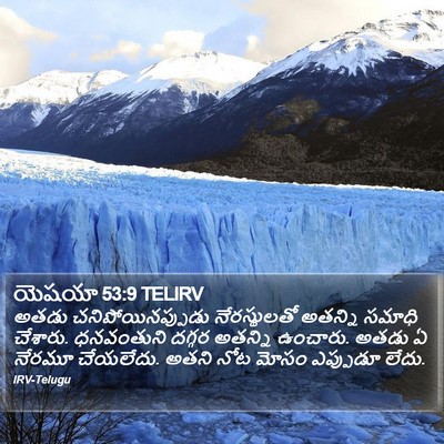 యెషయా 53:9 TELIRV Bible Verse Image