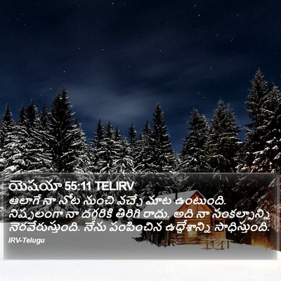యెషయా 55:11 TELIRV Bible Verse Image