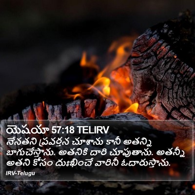 యెషయా 57:18 TELIRV Bible Verse Image
