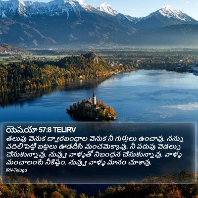 యెషయా 57:8 TELIRV Bible Verse Image